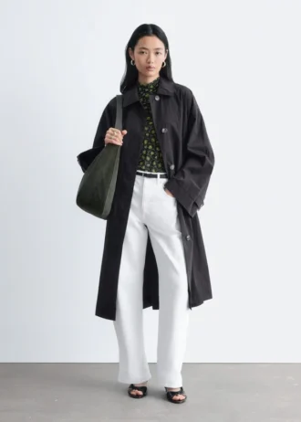 Cappotto da auto con cintura