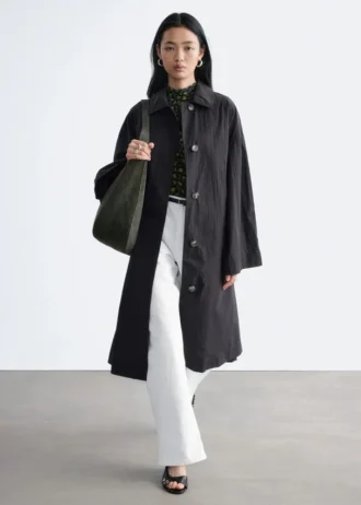 Cappotto da auto con cintura