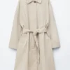 Cappotto da auto con cintura