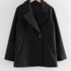 Cappotto da marinaio in lana doppiopetto
