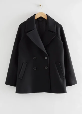 Cappotto da marinaio in lana doppiopetto