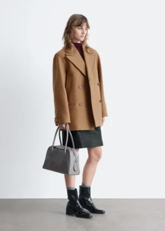 Cappotto da marinaio sartoriale in lana