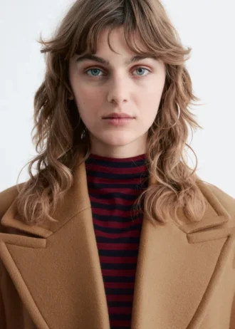 Cappotto da marinaio sartoriale in lana