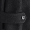 Cappotto in lana con cintura