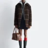 Cappotto in lana dalla linea ad A