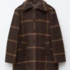 Cappotto in lana dalla linea ad A