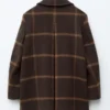 Cappotto in lana dalla linea ad A
