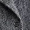 Cappotto in misto lana spazzolata