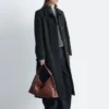 Cappotto lungo in lana
