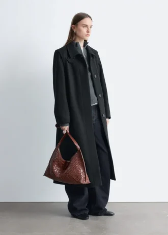 Cappotto lungo in lana