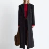 Cappotto lungo in lana