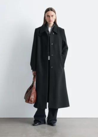 Cappotto lungo in lana