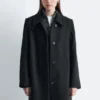 Cappotto lungo in lana