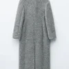 Cappotto lungo in montone