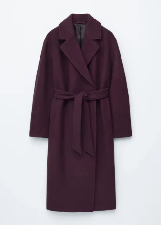 cappotto voluminoso in lana con cintura 1 2 330x462 - Cappotto voluminoso in lana con cintura