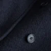 Cappotto voluminoso in lana con cintura