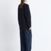Cardigan a maglia a coste