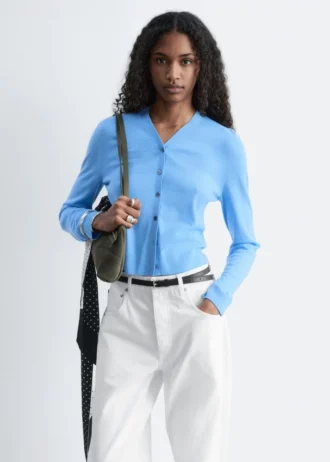 Cardigan corto in cashmere