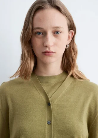 Cardigan corto in cashmere