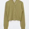 Cardigan corto in cashmere