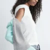 Cardigan corto reversibile