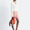 Cardigan in cotone a coste