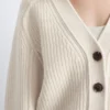 Cardigan in lana merino