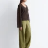Cardigan in maglia affusolata