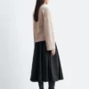 Cardigan in maglia affusolata