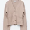 Cardigan in maglia affusolata