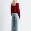Cardigan in maglia spazzolata