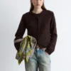 Cardigan in misto alpaca