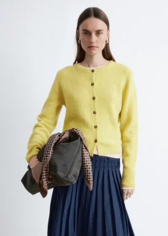 Cardigan in misto alpaca