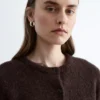 Cardigan in misto alpaca