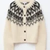 Cardigan in misto mohair