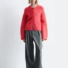 Cardigan in misto mohair spazzolato