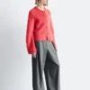 Cardigan in misto mohair spazzolato