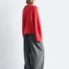 Cardigan in misto mohair spazzolato