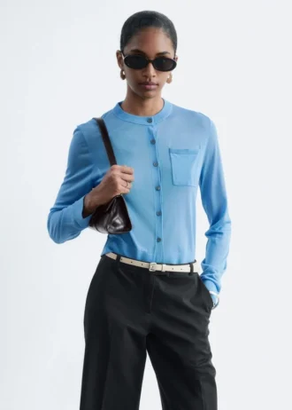 Cardigan in misto seta