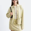 Cardigan oversize in maglia polo
