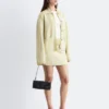Cardigan oversize in maglia polo