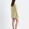 Cardigan oversize in maglia polo