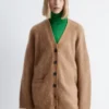 Cardigan oversize in misto mohair