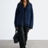 Cardigan oversize in misto mohair