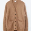 Cardigan oversize in misto mohair
