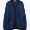Cardigan oversize in misto mohair
