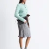 Cardigan spazzolato in misto mohair
