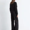 Cardigan spazzolato in misto mohair