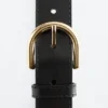 Cintura classica in pelle