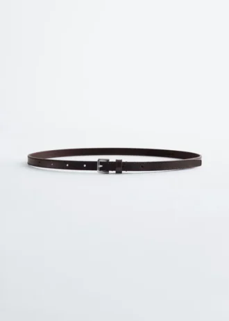 Cintura sottile in pelle